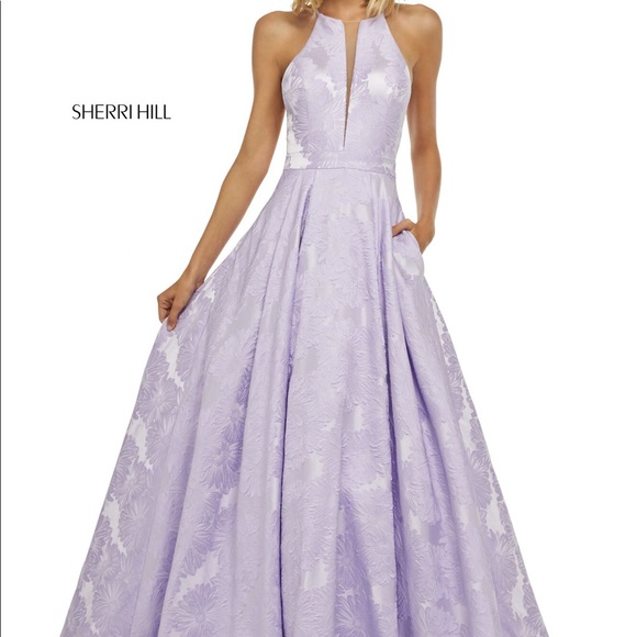 sherri hill lilac prom dress - Picture 2 of 2